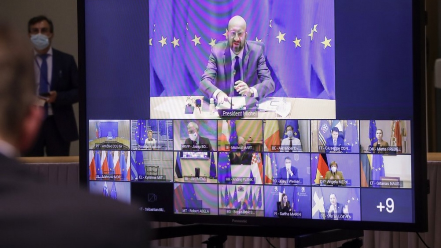 Hội nghị Thượng đỉnh EU nỗ lực giải quyết bất đồng để ứng phó Covid-19