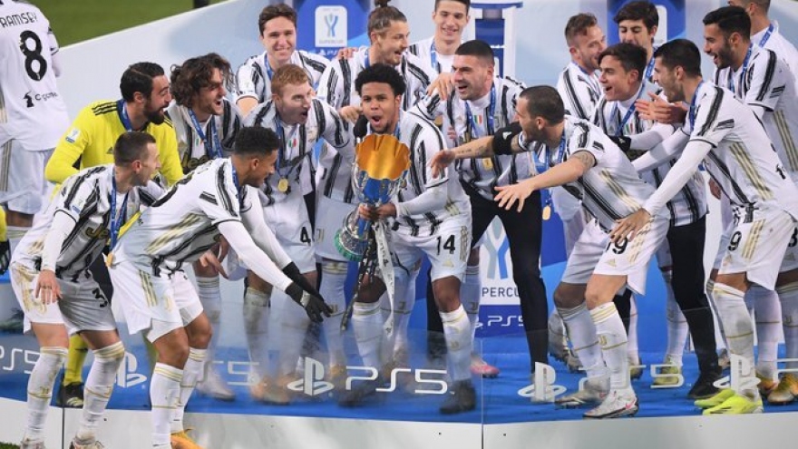 Ronaldo tỏa sáng, Juventus lần thứ 9 đoạt Siêu Cúp Italy