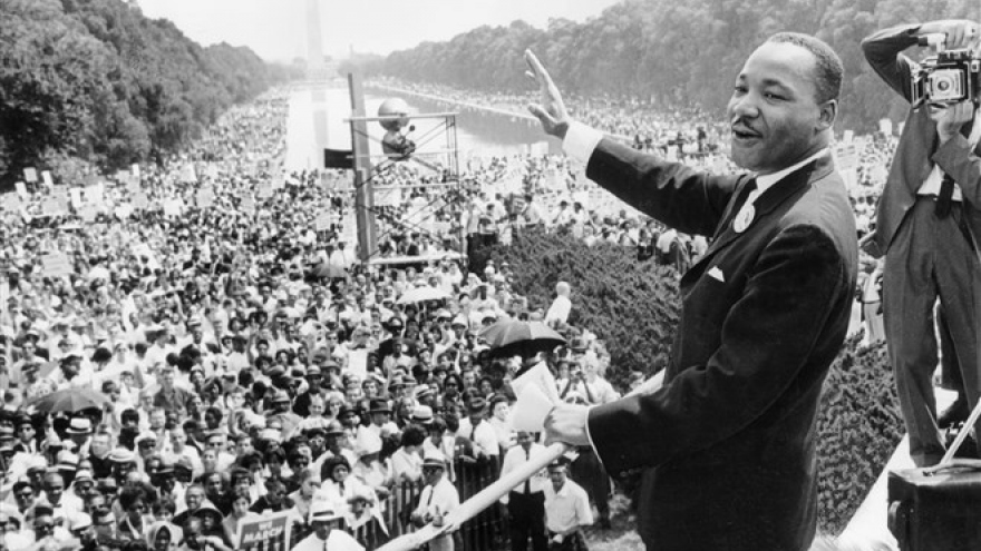 Những hình ảnh đáng nhớ trong cuộc đời nhà hoạt động nhân quyền Luther King