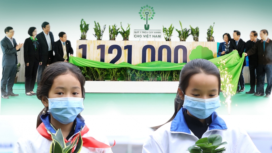 Vinamilk chinh phục thành công cột mốc “1 triệu cây xanh cho Việt Nam”