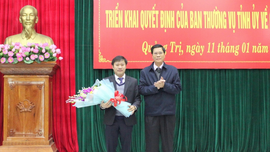 Bổ nhiệm ông Nguyễn Khánh Vũ làm Chánh Văn phòng Tỉnh ủy Quảng Trị