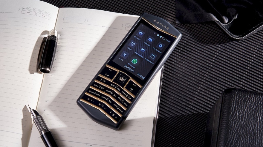 Caviar Origin - điện thoại cảm hứng Vertu, bàn phím mạ vàng