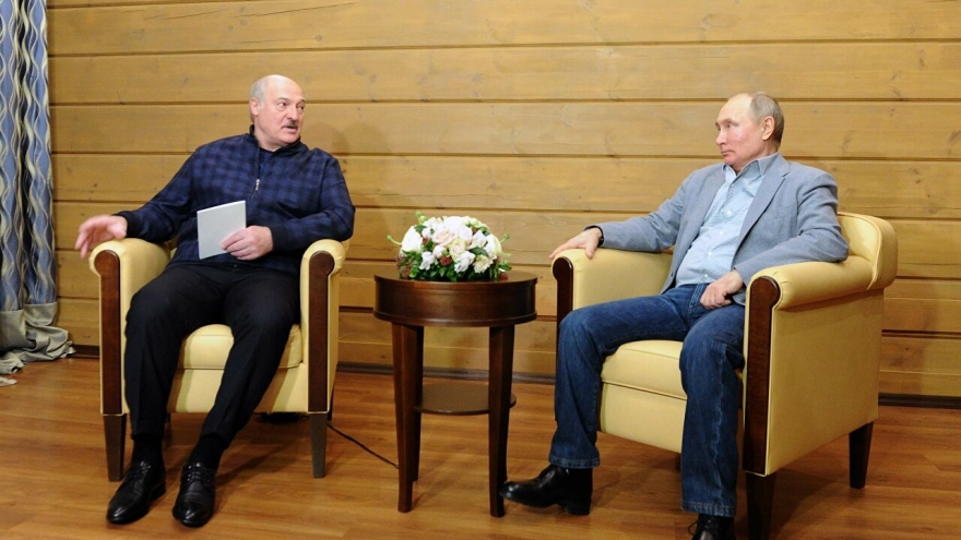 Hai nhà lãnh đạo Nga-Belarus hội đàm về tăng cường hợp tác giữa hai nước