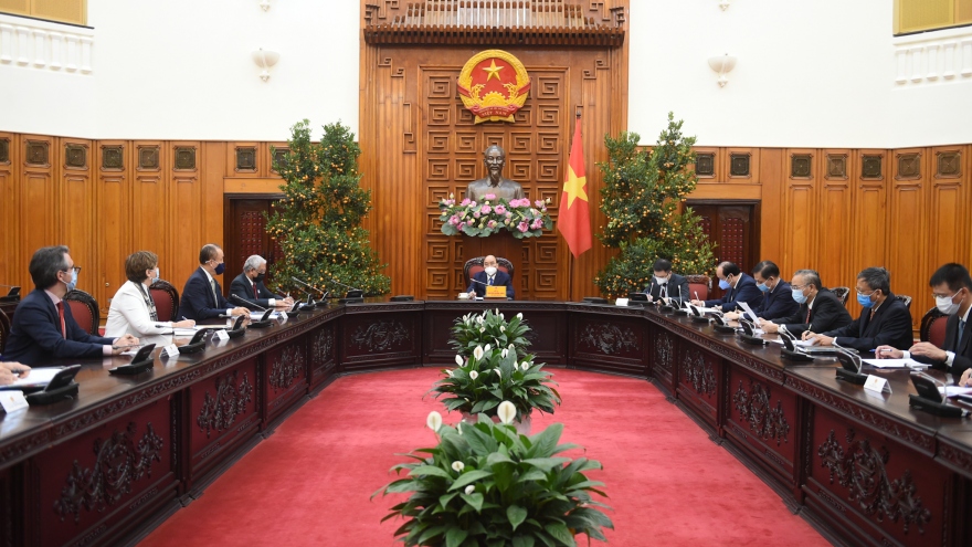 Thủ tướng tiếp một số Đại sứ, Trưởng đại diện các tổ chức của LHQ tại Việt Nam