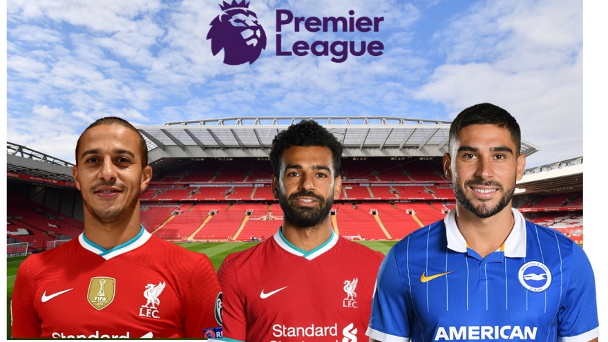 Dự đoán kết quả, đội hình xuất phát trận Liverpool - Brighton