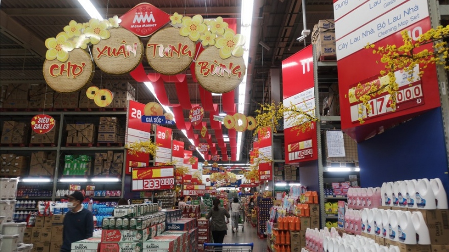Nhiều trung tâm thương mại, siêu thị tại các thành phố lớn mở cửa xuyên Tết