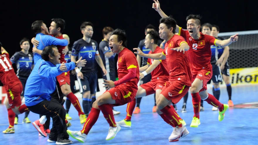 Ngày này năm xưa: ĐT Futsal Việt Nam hạ gục Nhật Bản, làm nên lịch sử