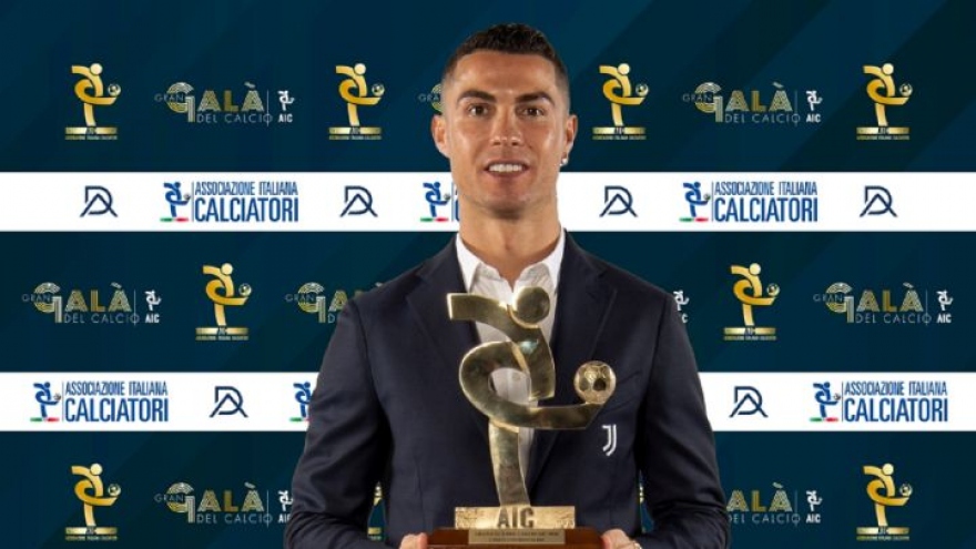 Ronaldo xuất sắc nhất Serie A năm 2020