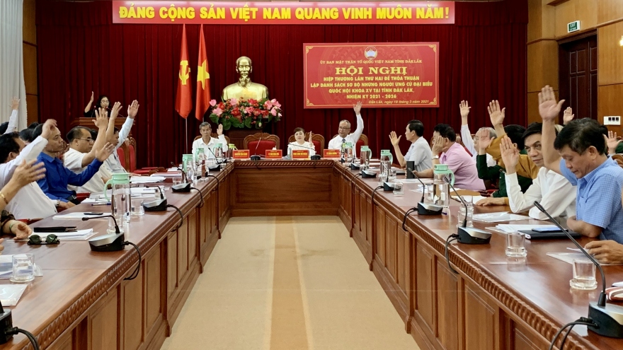 Đắk Lắk lập danh sách sơ bộ 12 người ứng cử Đại biểu Quốc hội khoá XV