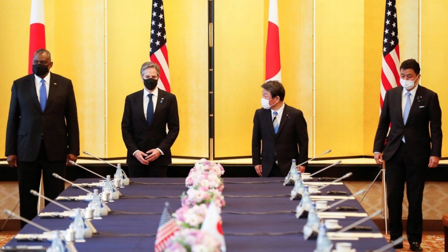 Tuyên bố chung Đối thoại 2+2: Mỹ-Nhật Bản chỉ trích đích danh Trung Quốc