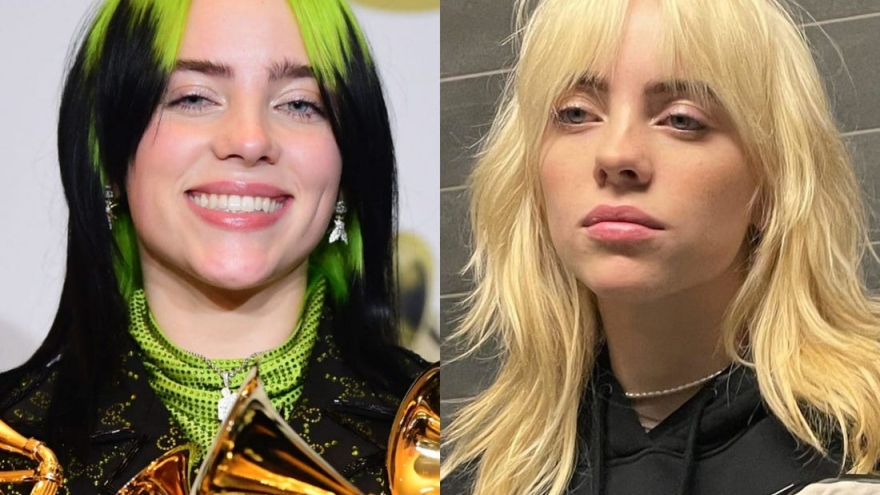 Tạm biệt “kỷ nguyên” tóc xanh, Billie Eilish công khai diện mạo mới