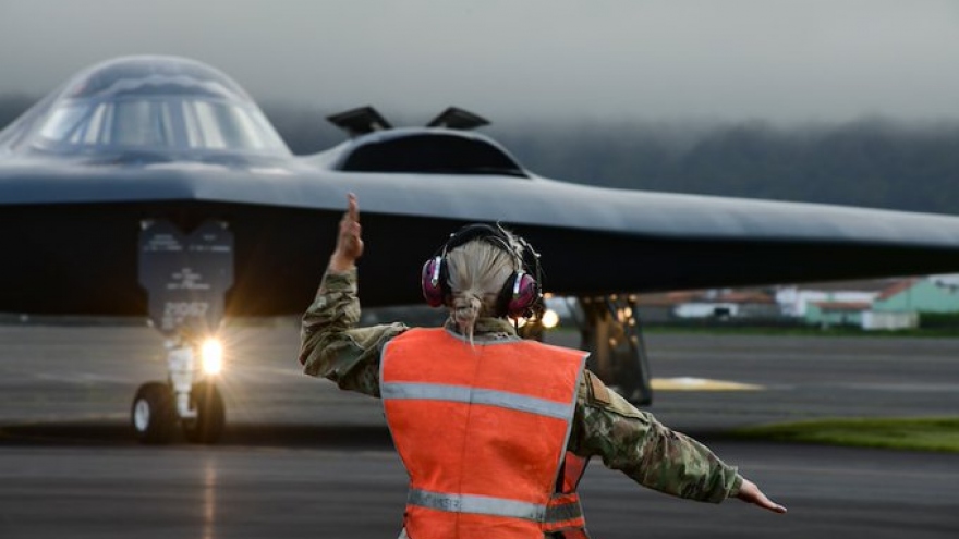 Máy bay ném bom chiến lược Mỹ tiến hành nhiệm vụ huấn luyện gần Iceland