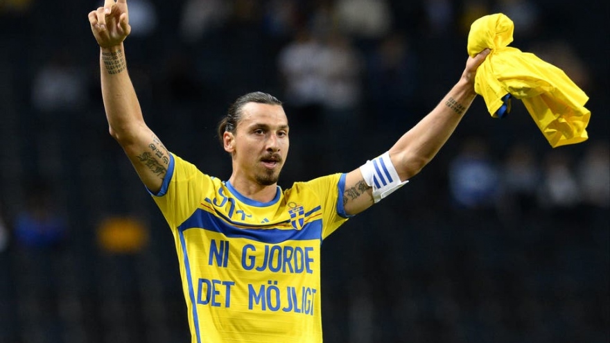 Ibrahimovic bất ngờ trở lại ĐT Thụy Điển