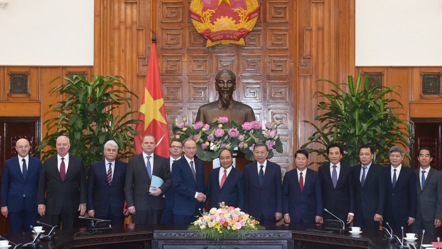 Thủ tướng Nguyễn Xuân Phúc tiếp Thư ký Hội đồng an ninh quốc gia Nga