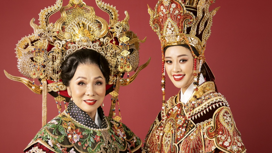 Hoa hậu Khánh Vân kết hợp cùng NSND Bạch Tuyết, hoá thân thành Thái hậu Dương Vân Nga