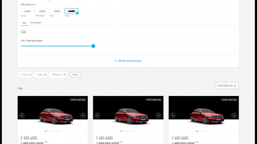 Mercedes-Benz thêm phương thức bán xe trực tuyến qua mạng