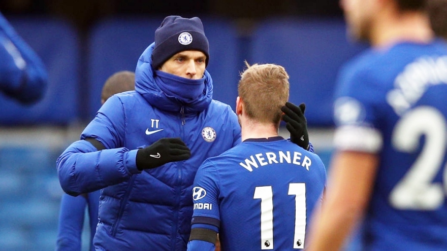 HLV Tuchel “nổi đóa” với Timo Werner trong ngày Chelsea hạ đẹp Everton