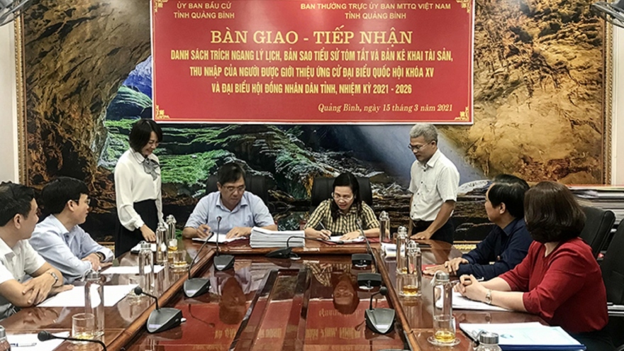 10 người ứng cử đại biểu Quốc hội Khoá XV tại tỉnh Quảng Bình