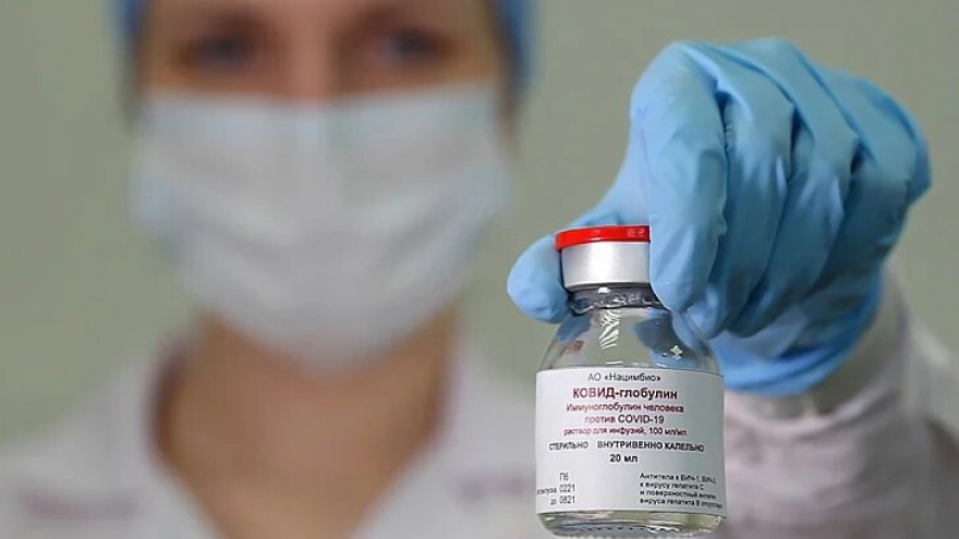 Bộ Y tế Nga đăng ký thuốc dựa trên huyết tương của bệnh nhân Covid-19