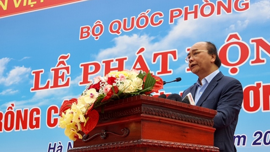 Chủ tịch nước Nguyễn Xuân Phúc dự lễ phát động trồng cây tại di tích K9-Đá Chông