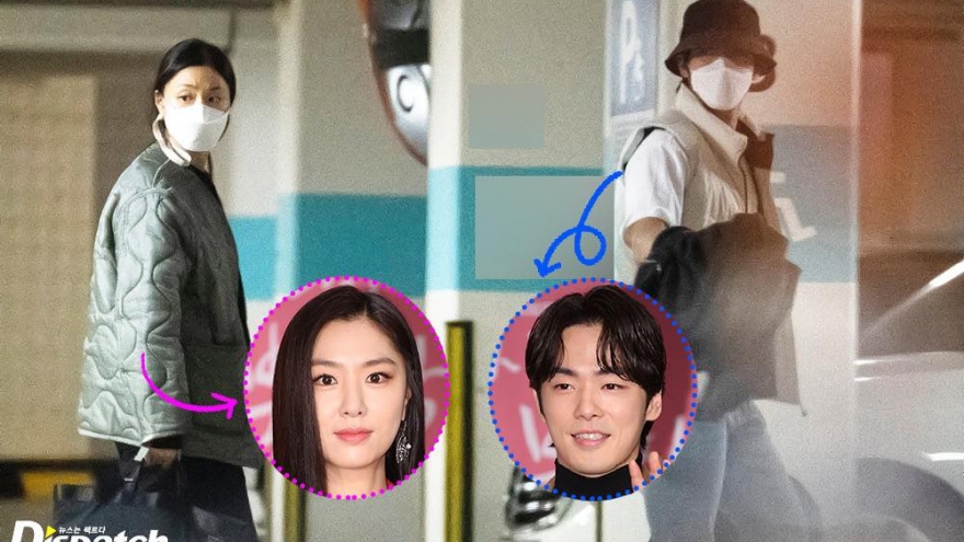 Dispatch tung ảnh hẹn hò của cặp đôi "Hạ cánh nơi anh" Seo Ji Hye và Kim Jung Hyun