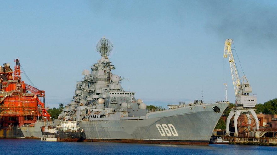 Admiral Nakhimov của Nga trở thành tàu chiến mạnh nhất thế giới sau khi nâng cấp