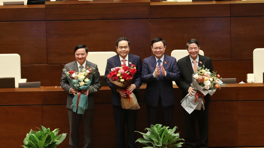 Ông Trần Thanh Mẫn, Nguyễn Khắc Định, Nguyễn Đức Hải trúng cử Phó Chủ tịch Quốc hội