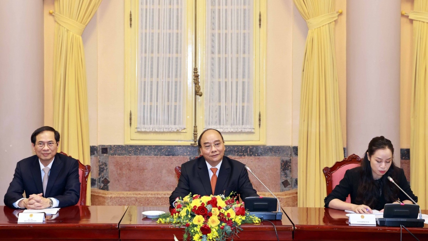 Chủ tịch nước Nguyễn Xuân Phúc tiếp Đại sứ, Đại biện ASEAN