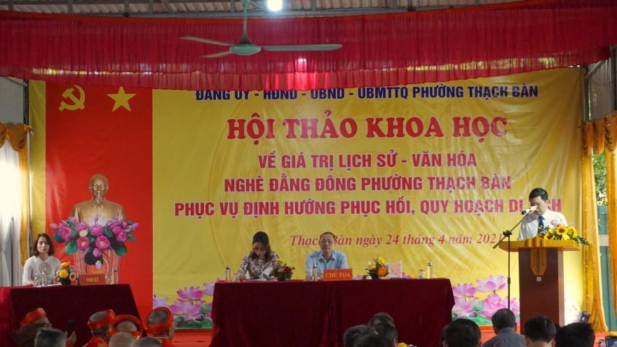 Hội thảo Khoa học Nghè Đằng Đông: Định hướng phục hồi, quy hoạch di tích