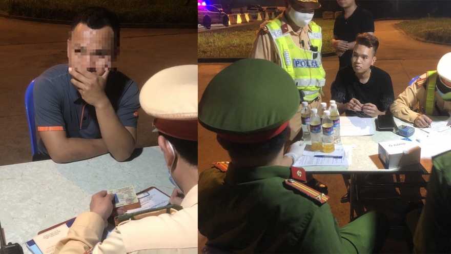 Phát hiện hai lái xe dương tính với ma túy trên cao tốc Hà Nội - Hải Phòng - Quảng Ninh