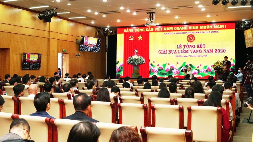20 tác phẩm đoạt giải "Búa liềm vàng" của Đảng ủy Khối Doanh nghiệp Trung ương