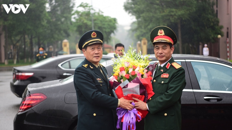 Thượng tướng Phan Văn Giang chủ trì lễ đón Bộ trưởng Quốc phòng Trung Quốc
