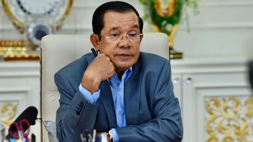 Thủ tướng Campuchia khẳng định sức khỏe bình thường khi đang cách ly