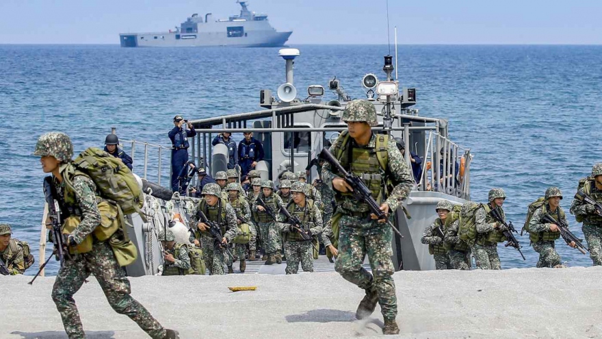 Mỹ-Philippines tập trận chung giữa lúc căng thẳng ở Biển Đông