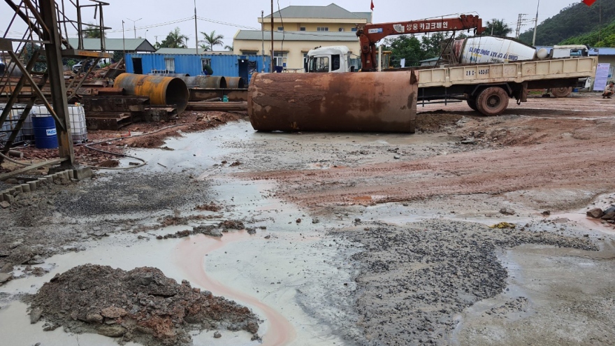 Quảng Ninh: Phạt 55 triệu công ty sản xuất bê tông gây ô nhiễm môi trường