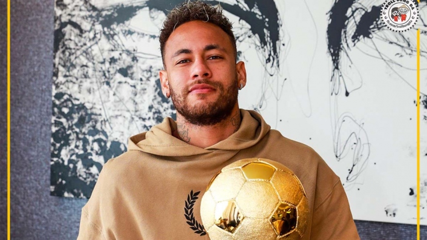 Biếm họa 24h: Neymar nhận danh hiệu Quả bóng Vàng... Brazil