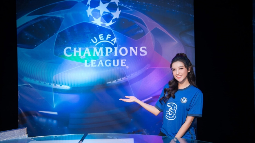 Á hậu Huyền My ăn mừng Chelsea vô địch Champions League bằng bộ ảnh cực đáng yêu
