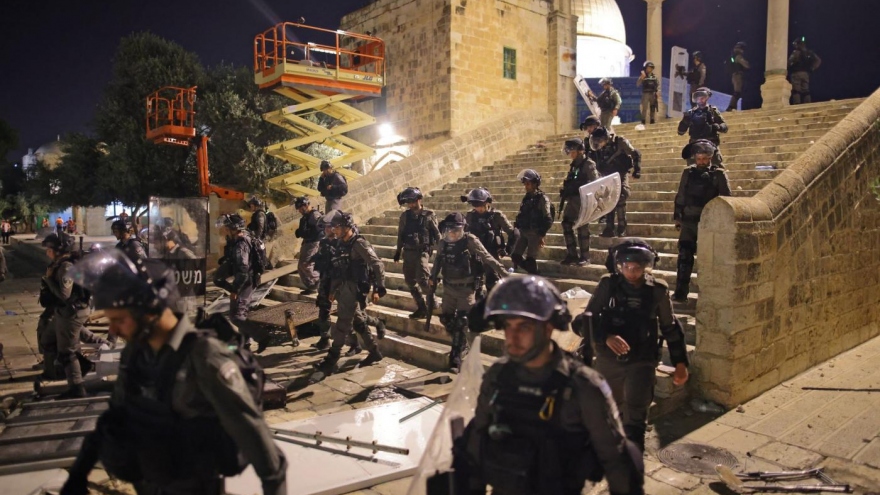 Những lần người Israel và Palestine đụng độ ở Đền thờ Al Aqsa
