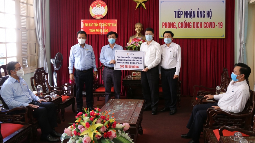 Tập đoàn Điện lực trao 1,5 tỷ đồng giúp Đà Nẵng, Bắc Ninh, Bắc Giang chống dịch COVID-19