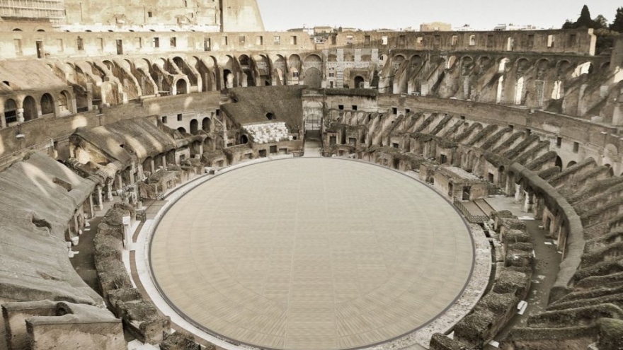 Italia phục dựng hình ảnh nguyên thủy đấu trường La Mã cổ đại