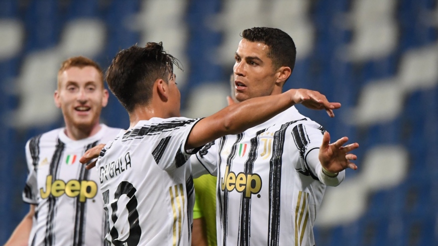 Ronaldo và Dybala đạt cột mốc 100 bàn cho Juventus trong cùng một trận đấu