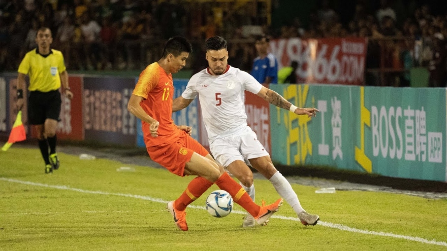 ĐT Philippines quyết thắng Trung Quốc để vào vòng loại thứ 3 World Cup 2022
