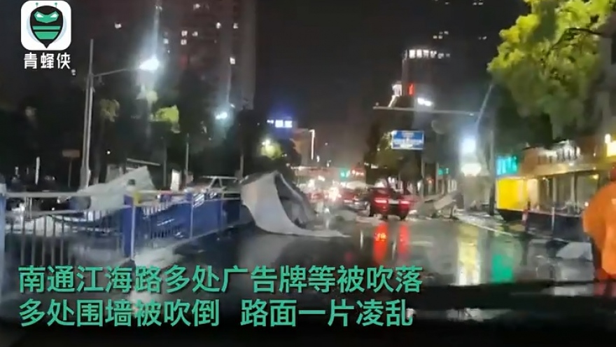 Thời tiết cực đoan ở Giang Tô (Trung Quốc) khiến hơn 100 người thương vong