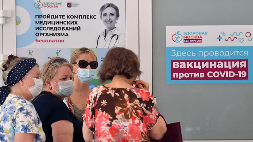 Moscow ghi nhận số người đăng ký tiêm vaccine kỷ lục trong 1 ngày 