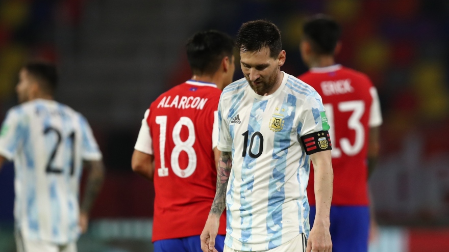 Messi lập công, Argentina vẫn bị Chile “cưa điểm” đáng tiếc