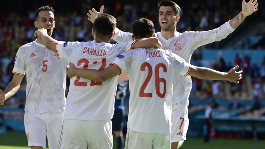 Tây Ban Nha kiểm soát bóng “bá đạo nhất” EURO 2021