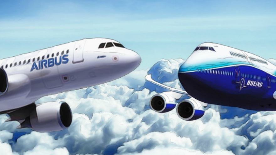 Mỹ và EU đạt thỏa thuận về xung đột giữa Airbus và Boeing