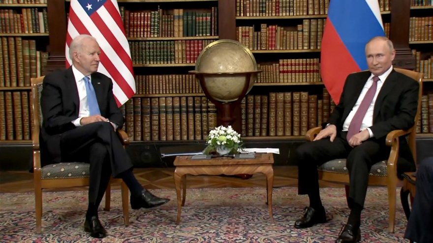 Tổng thống Mỹ Biden và Tổng thống Nga Putin lần đầu tiên hội đàm trực tiếp