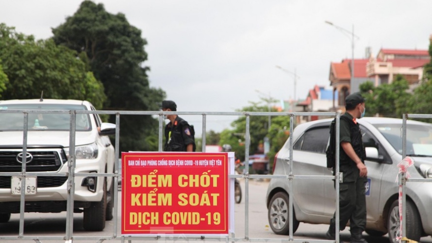 Dỡ bỏ cách ly xã hội huyện Hiệp Hòa, Bắc Giang