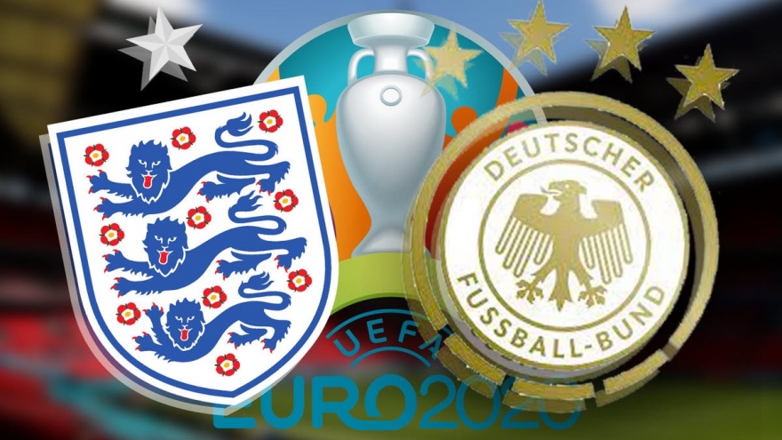 Lịch thi đấu EURO 2021 hôm nay 29/6: "Đại chiến" Anh - Đức